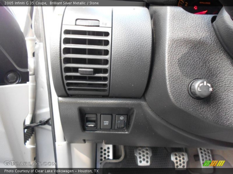 Brilliant Silver Metallic / Stone 2005 Infiniti G 35 Coupe