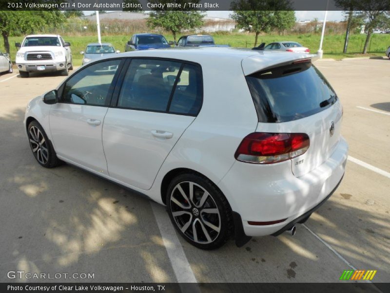 Candy White / Titan Black 2012 Volkswagen GTI 4 Door Autobahn Edition