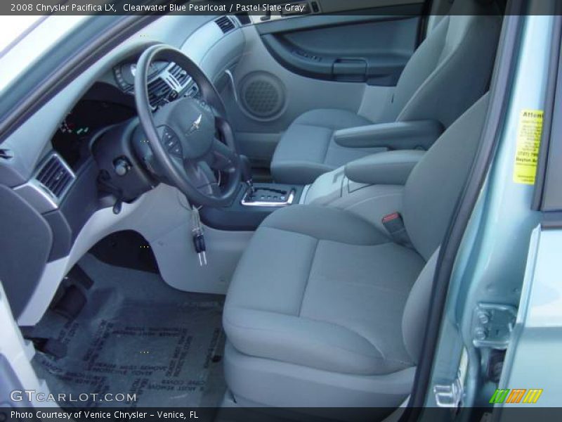 Clearwater Blue Pearlcoat / Pastel Slate Gray 2008 Chrysler Pacifica LX