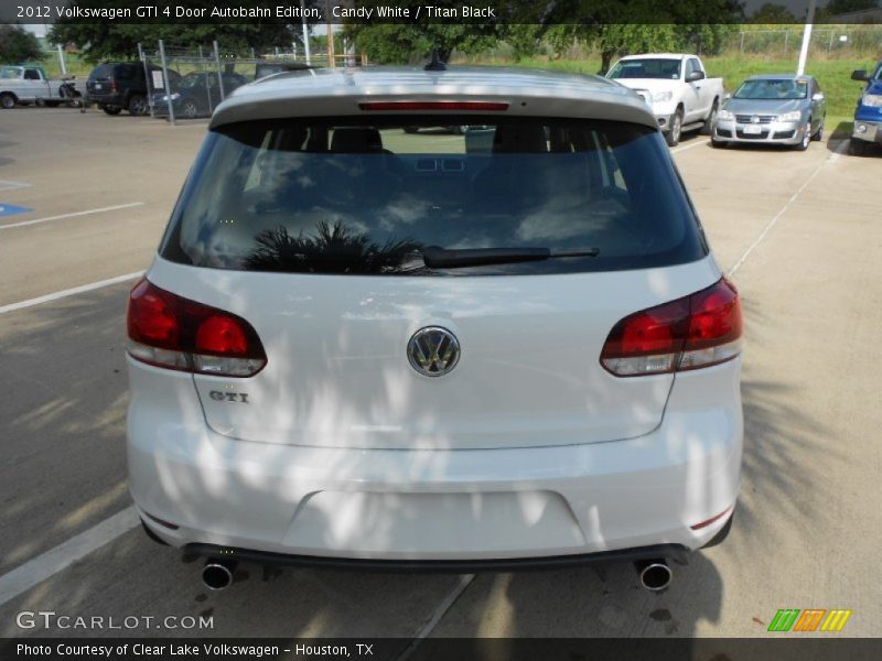 Candy White / Titan Black 2012 Volkswagen GTI 4 Door Autobahn Edition