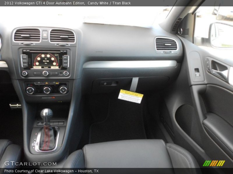 Candy White / Titan Black 2012 Volkswagen GTI 4 Door Autobahn Edition