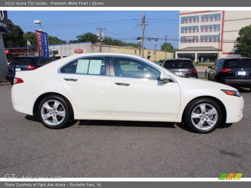 Premium White Pearl / Ebony 2010 Acura TSX Sedan