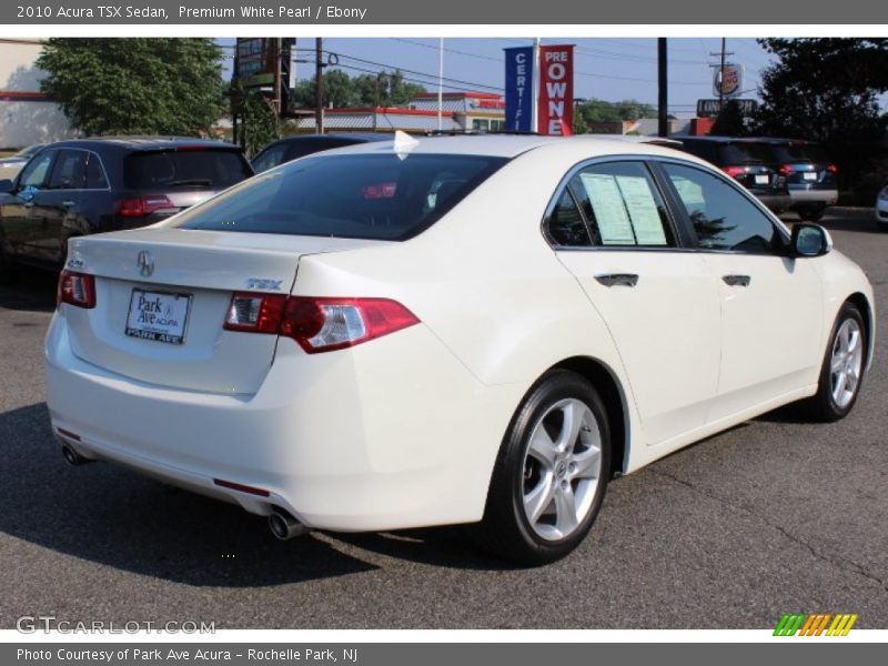 Premium White Pearl / Ebony 2010 Acura TSX Sedan