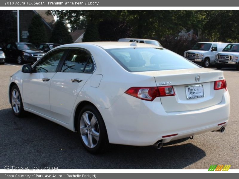 Premium White Pearl / Ebony 2010 Acura TSX Sedan