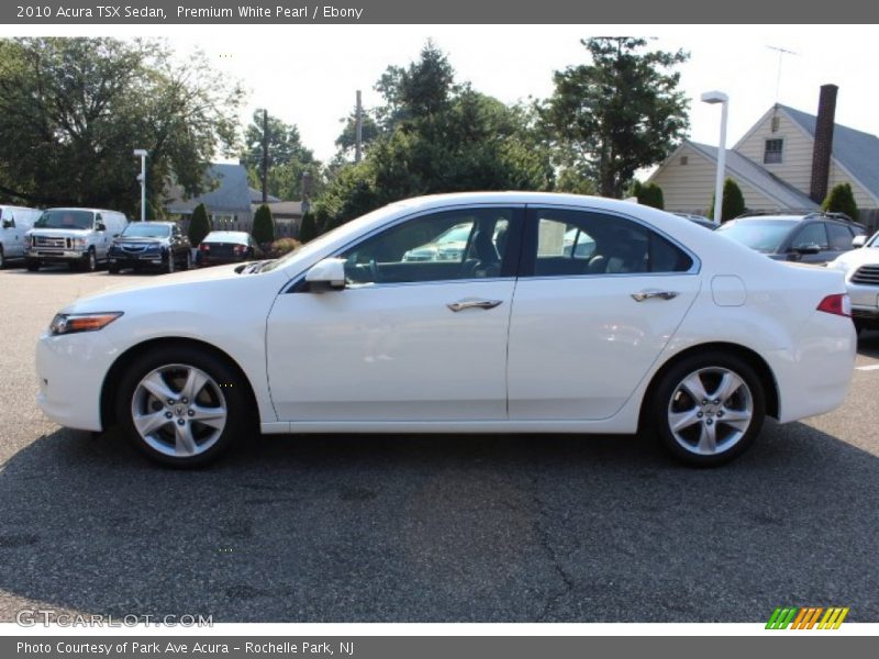 Premium White Pearl / Ebony 2010 Acura TSX Sedan