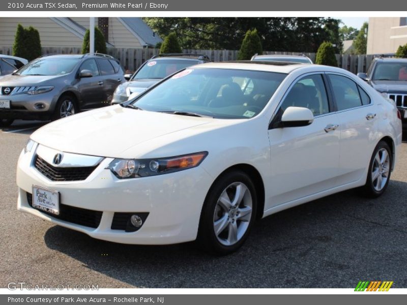 Premium White Pearl / Ebony 2010 Acura TSX Sedan