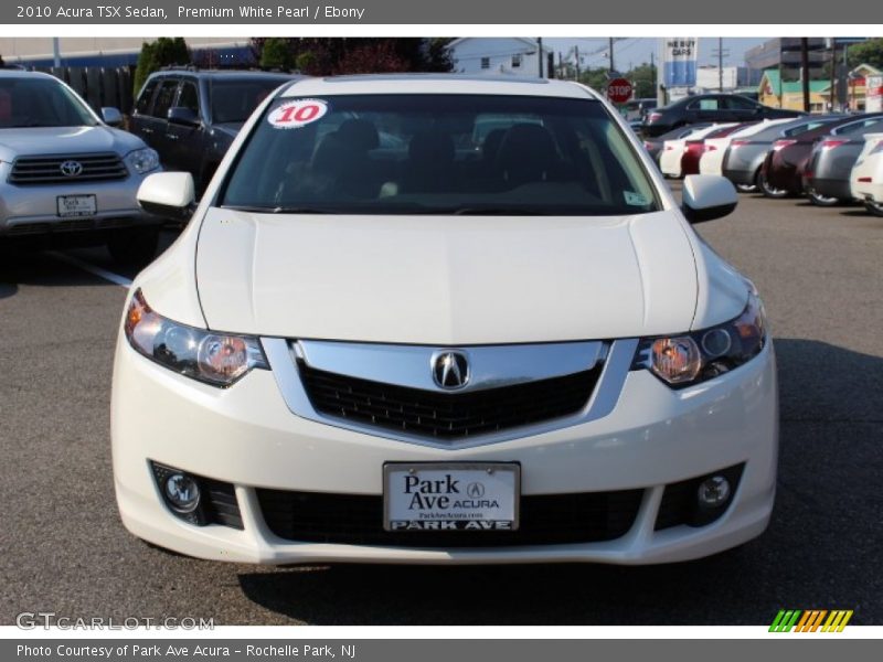 Premium White Pearl / Ebony 2010 Acura TSX Sedan