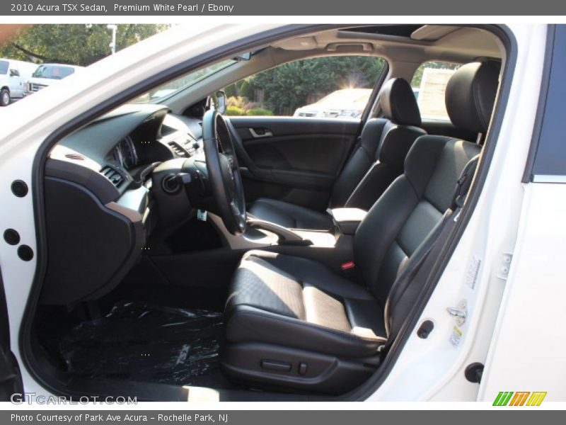 Premium White Pearl / Ebony 2010 Acura TSX Sedan