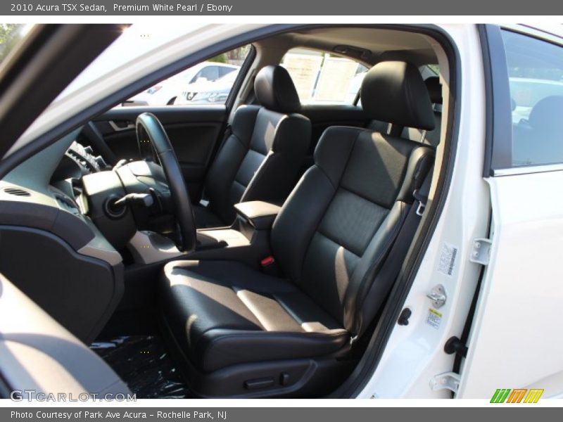 Premium White Pearl / Ebony 2010 Acura TSX Sedan