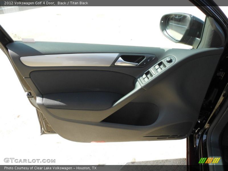 Black / Titan Black 2012 Volkswagen Golf 4 Door