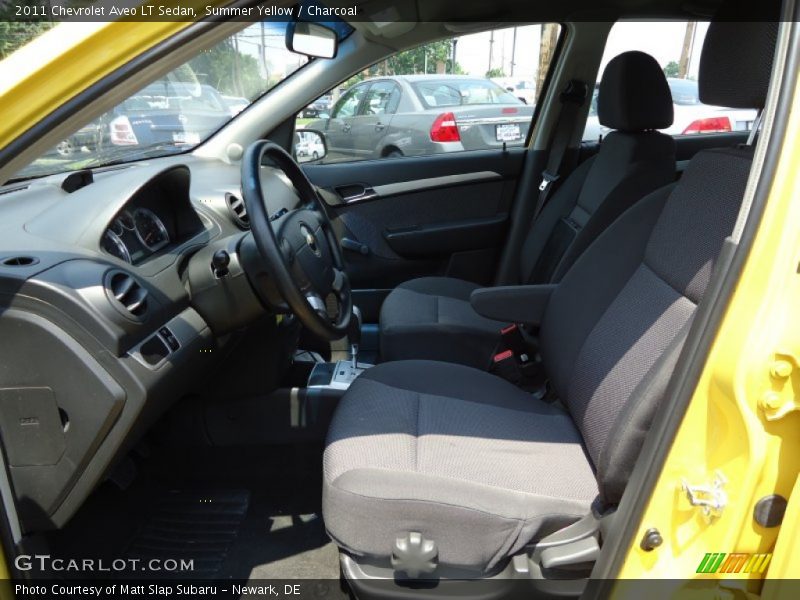 Summer Yellow / Charcoal 2011 Chevrolet Aveo LT Sedan