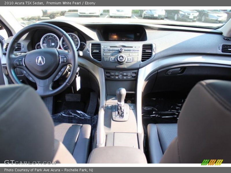 Premium White Pearl / Ebony 2010 Acura TSX Sedan