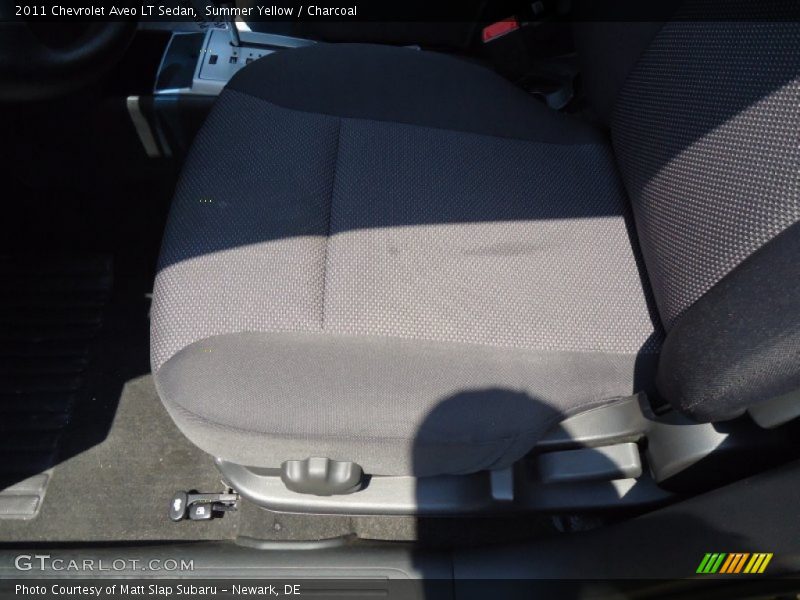 Summer Yellow / Charcoal 2011 Chevrolet Aveo LT Sedan