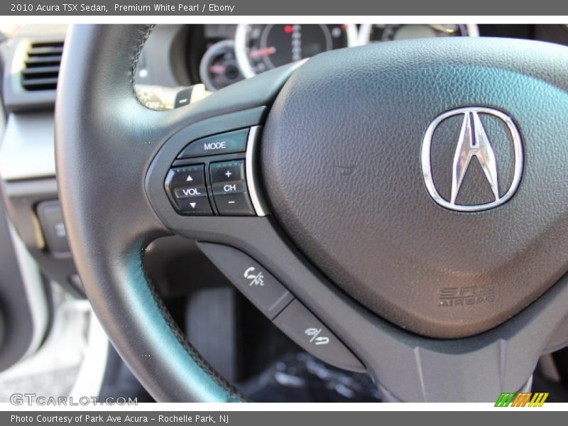 Premium White Pearl / Ebony 2010 Acura TSX Sedan