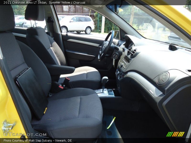 Summer Yellow / Charcoal 2011 Chevrolet Aveo LT Sedan