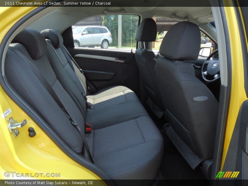 Summer Yellow / Charcoal 2011 Chevrolet Aveo LT Sedan