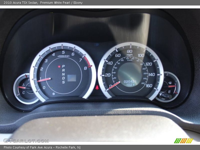 Premium White Pearl / Ebony 2010 Acura TSX Sedan