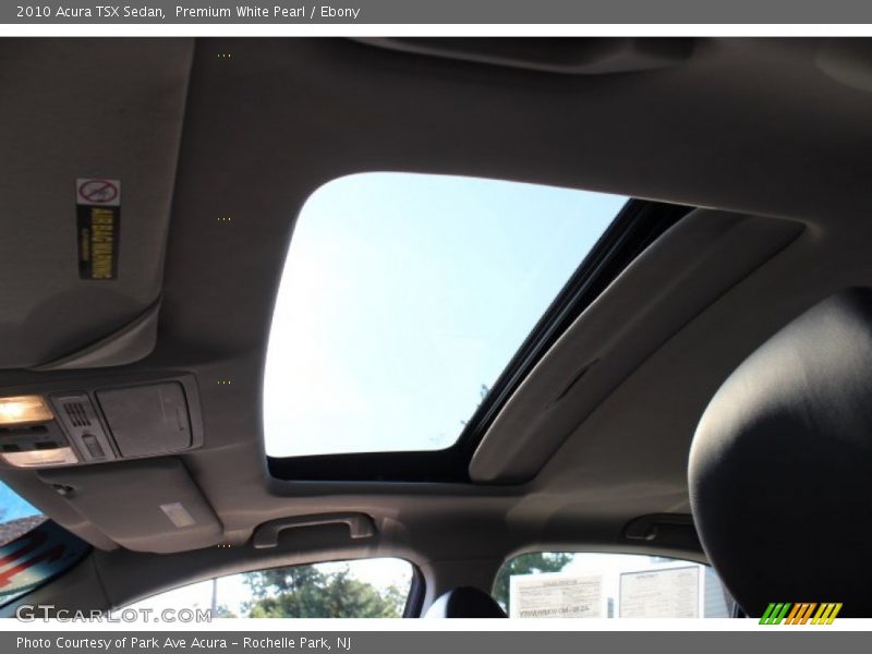 Premium White Pearl / Ebony 2010 Acura TSX Sedan