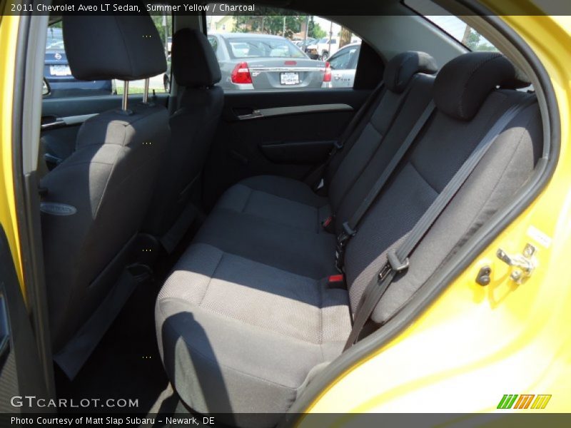 Summer Yellow / Charcoal 2011 Chevrolet Aveo LT Sedan