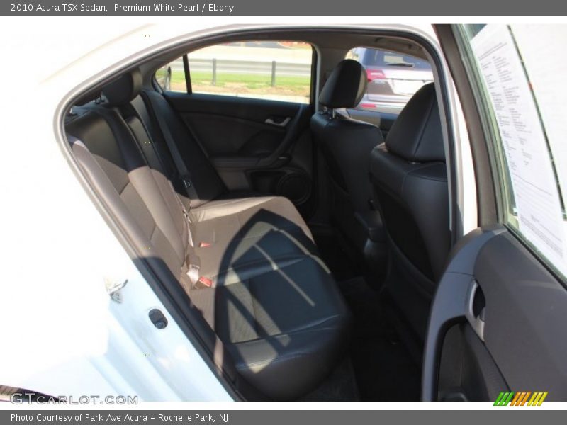 Premium White Pearl / Ebony 2010 Acura TSX Sedan