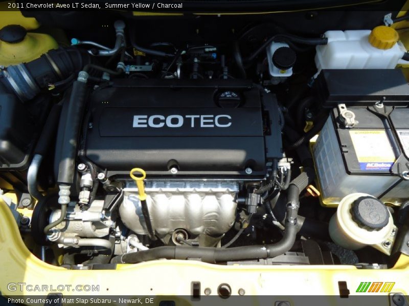  2011 Aveo LT Sedan Engine - 1.6 Liter DOHC 16-Valve VVT ECOTEC 4 Cylinder
