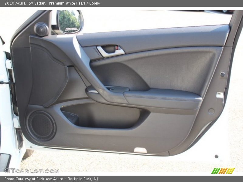 Premium White Pearl / Ebony 2010 Acura TSX Sedan