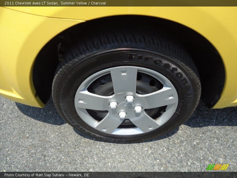 Summer Yellow / Charcoal 2011 Chevrolet Aveo LT Sedan