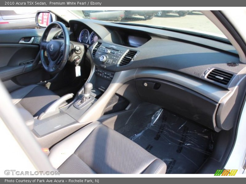Premium White Pearl / Ebony 2010 Acura TSX Sedan