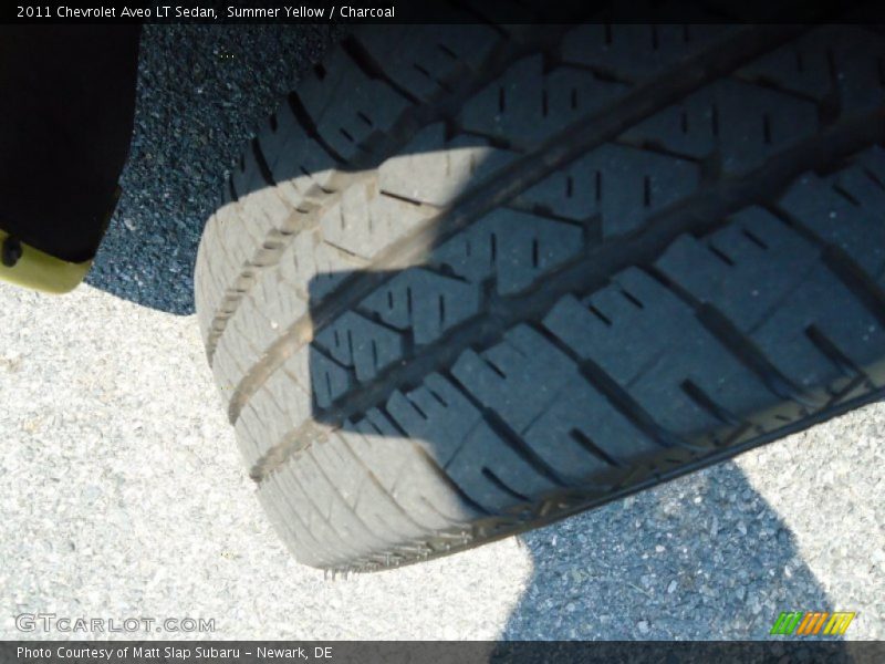 Summer Yellow / Charcoal 2011 Chevrolet Aveo LT Sedan