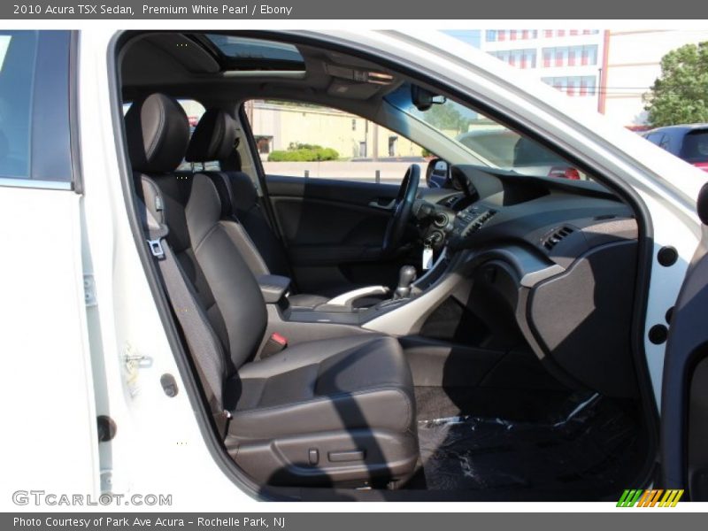 Premium White Pearl / Ebony 2010 Acura TSX Sedan