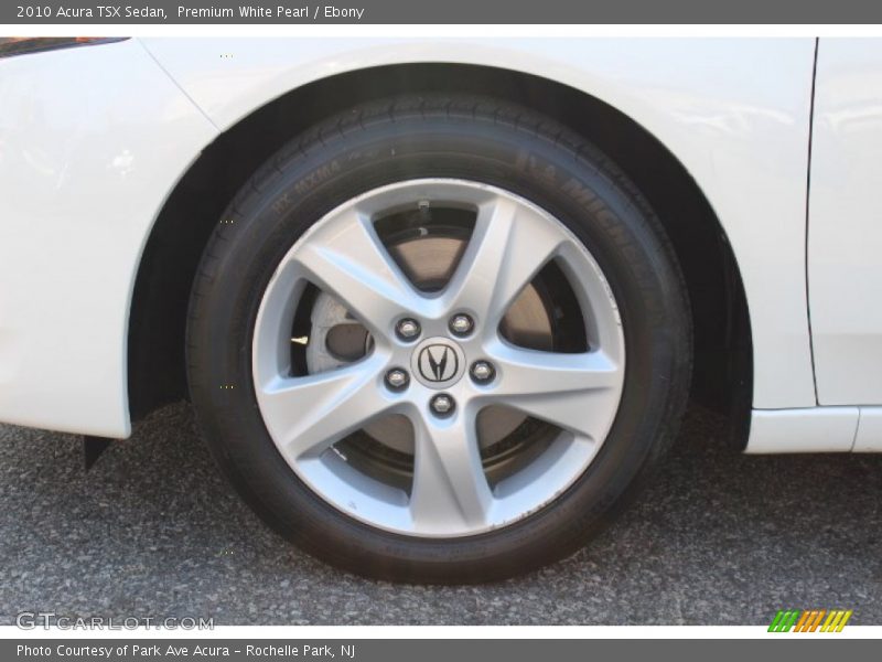 Premium White Pearl / Ebony 2010 Acura TSX Sedan