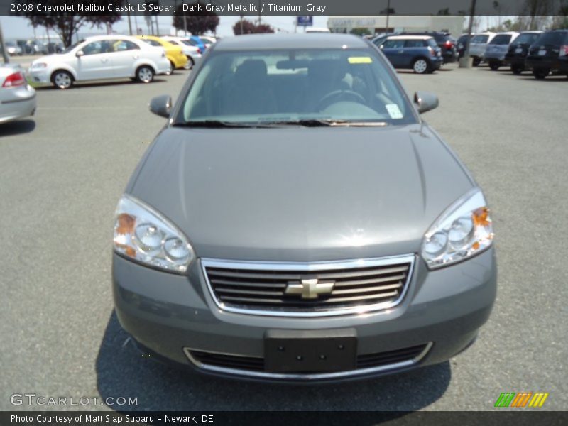 Dark Gray Metallic / Titanium Gray 2008 Chevrolet Malibu Classic LS Sedan