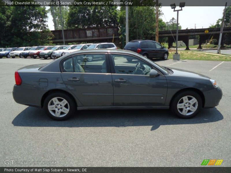 Dark Gray Metallic / Titanium Gray 2008 Chevrolet Malibu Classic LS Sedan