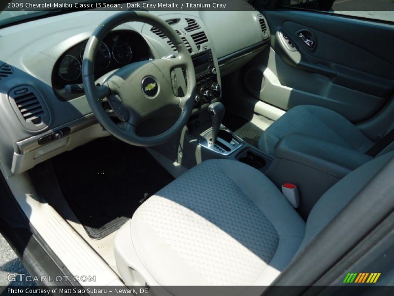 Dark Gray Metallic / Titanium Gray 2008 Chevrolet Malibu Classic LS Sedan