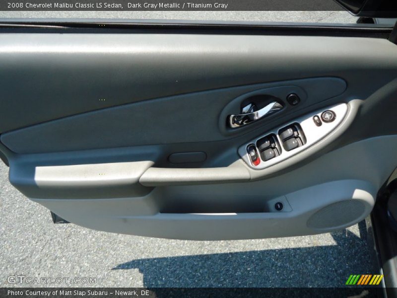 Dark Gray Metallic / Titanium Gray 2008 Chevrolet Malibu Classic LS Sedan