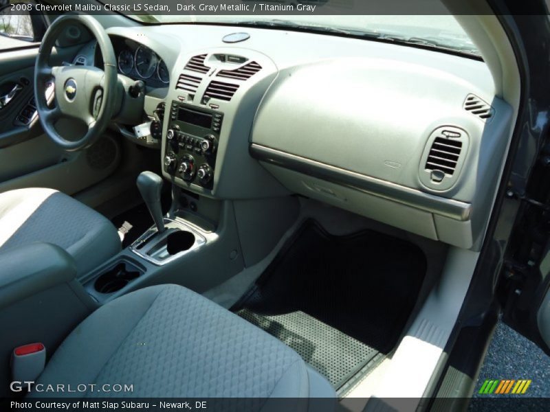 Dark Gray Metallic / Titanium Gray 2008 Chevrolet Malibu Classic LS Sedan