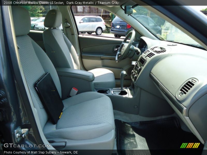 Dark Gray Metallic / Titanium Gray 2008 Chevrolet Malibu Classic LS Sedan