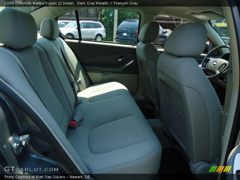 Dark Gray Metallic / Titanium Gray 2008 Chevrolet Malibu Classic LS Sedan