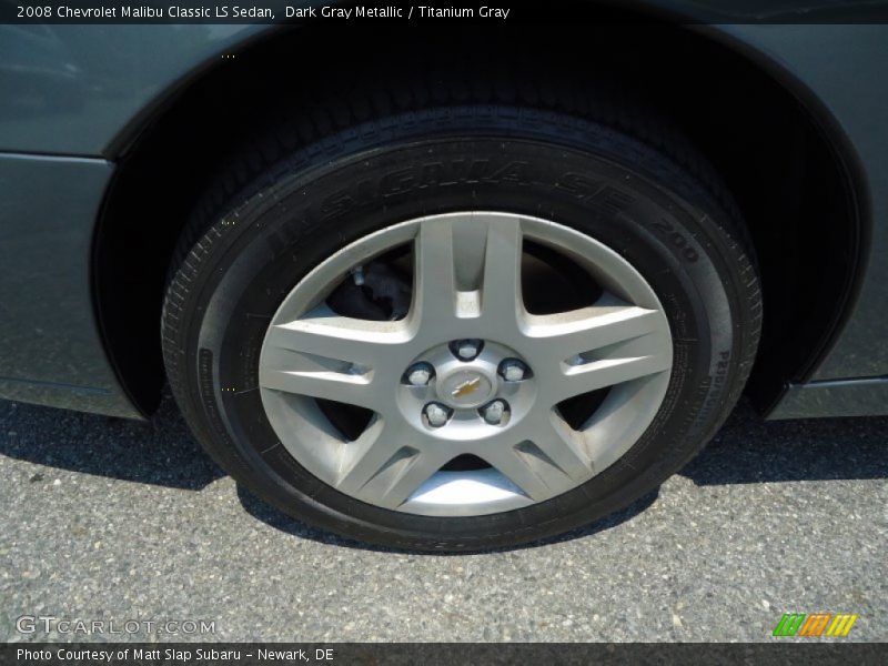 Dark Gray Metallic / Titanium Gray 2008 Chevrolet Malibu Classic LS Sedan