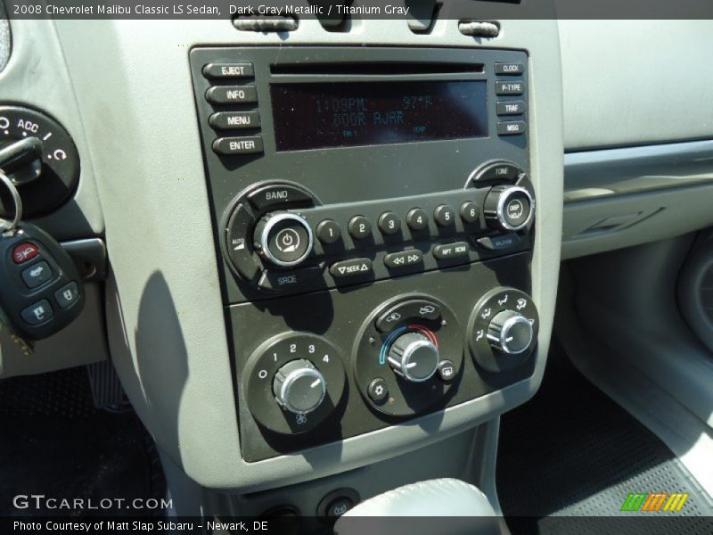 Dark Gray Metallic / Titanium Gray 2008 Chevrolet Malibu Classic LS Sedan