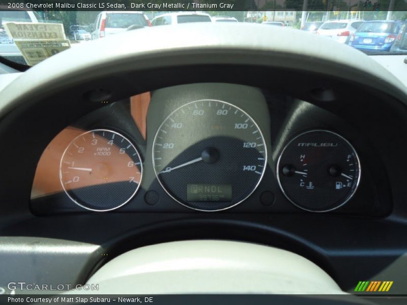 Dark Gray Metallic / Titanium Gray 2008 Chevrolet Malibu Classic LS Sedan