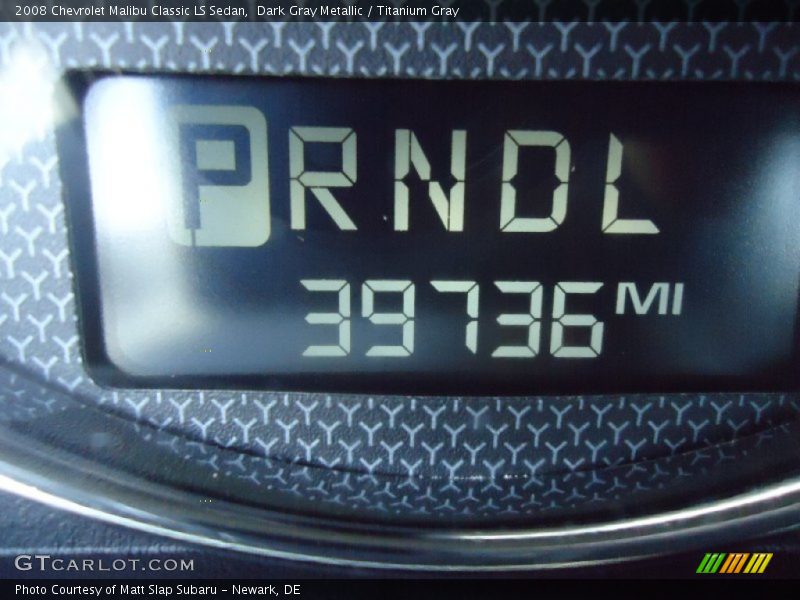Dark Gray Metallic / Titanium Gray 2008 Chevrolet Malibu Classic LS Sedan