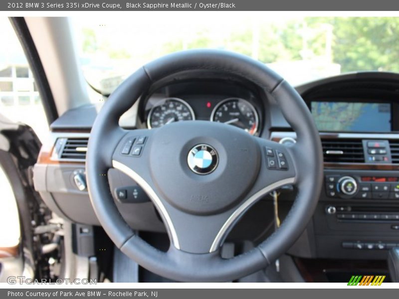  2012 3 Series 335i xDrive Coupe Steering Wheel