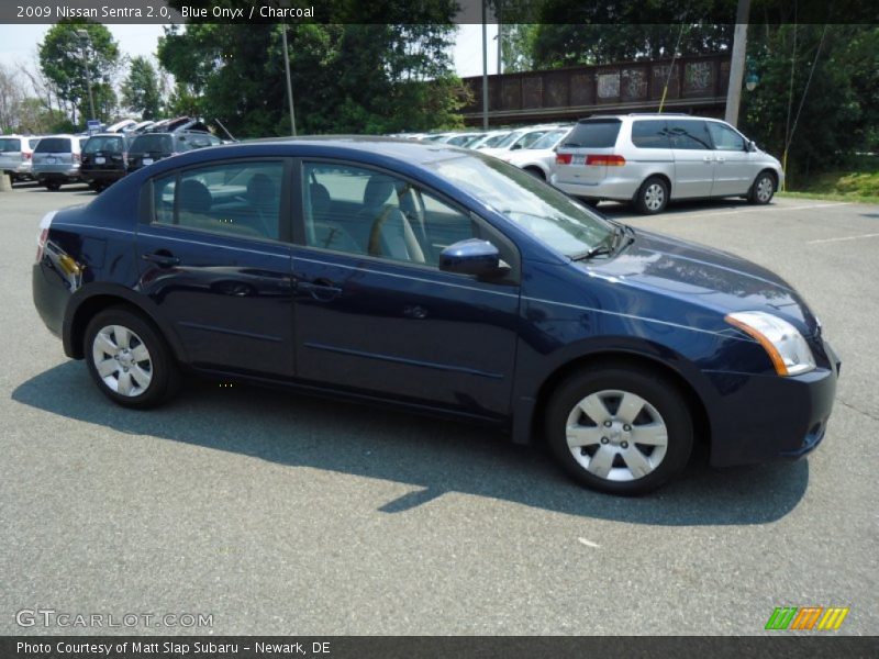 Blue Onyx / Charcoal 2009 Nissan Sentra 2.0