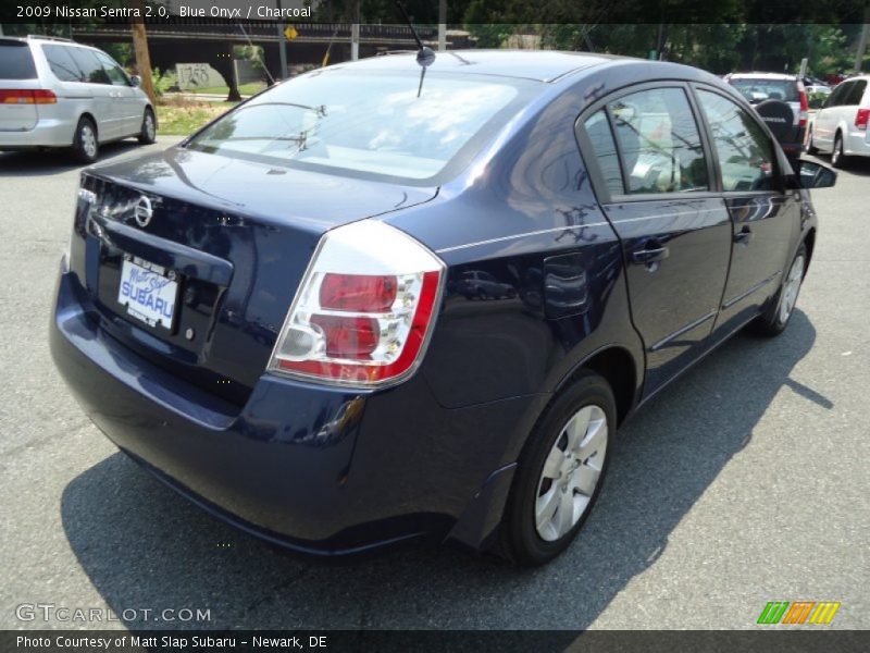 Blue Onyx / Charcoal 2009 Nissan Sentra 2.0