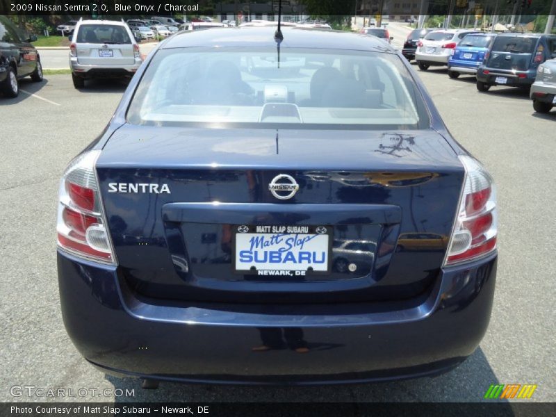Blue Onyx / Charcoal 2009 Nissan Sentra 2.0