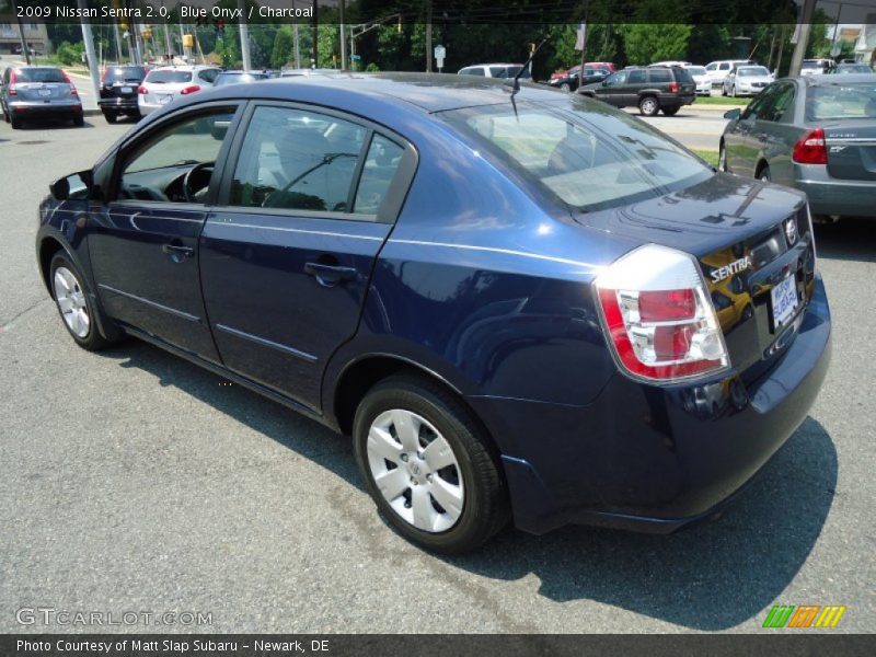 Blue Onyx / Charcoal 2009 Nissan Sentra 2.0