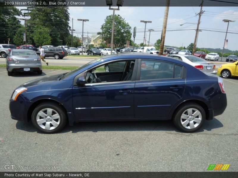 Blue Onyx / Charcoal 2009 Nissan Sentra 2.0