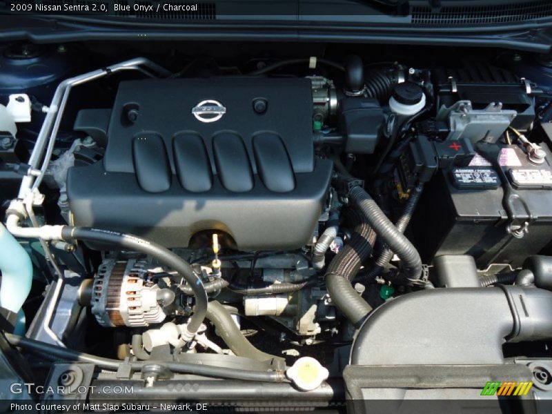 Blue Onyx / Charcoal 2009 Nissan Sentra 2.0