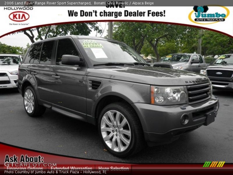 Bonatti Grey Metallic / Alpaca Beige 2006 Land Rover Range Rover Sport Supercharged